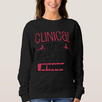 Klinische Fachkrankenschwester in Ausbildung Sweatshirt