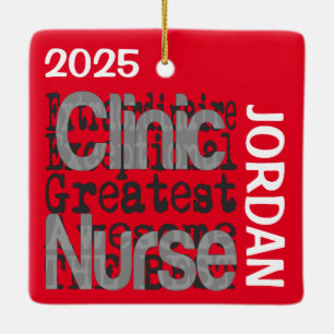 Klinische Krankenpfleger Extraordinaire CUSTOM Keramikornament