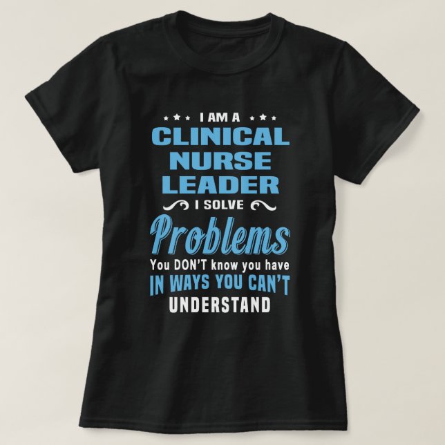 Klinischer Krankenpfleger T-Shirt (Design vorne)