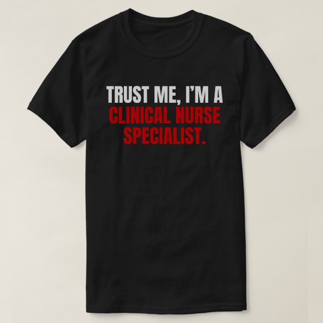 Klinischer Krankenpfleger T-Shirt (Design vorne)