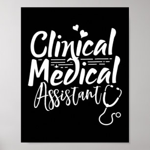 Klinischer medizinischer Assistent im Gesundheitsw Poster