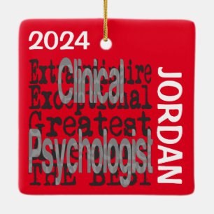 Klinischer Psychologe Extraordinaire CUSTOM Keramikornament