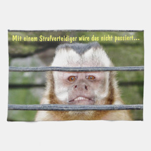 Klink-Affe - Knastaffe Küchentuch