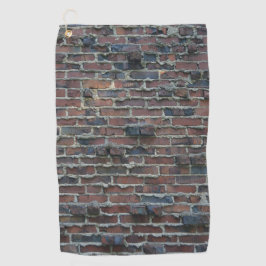 Klinker-Ziegelstein mit weinendem Mörser-Golf-Tuch Golfhandtuch