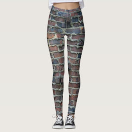 Klinker-Ziegelstein mit weinenden Mörser-Leggings Leggings
