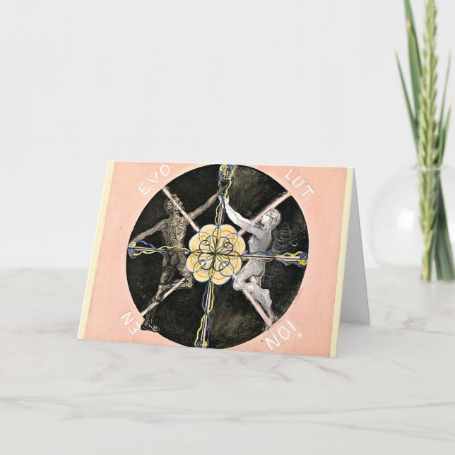 Klint - Evolution Nr. 03, Gruppe VI, abstrakte Kun Karte (Vorderseite)