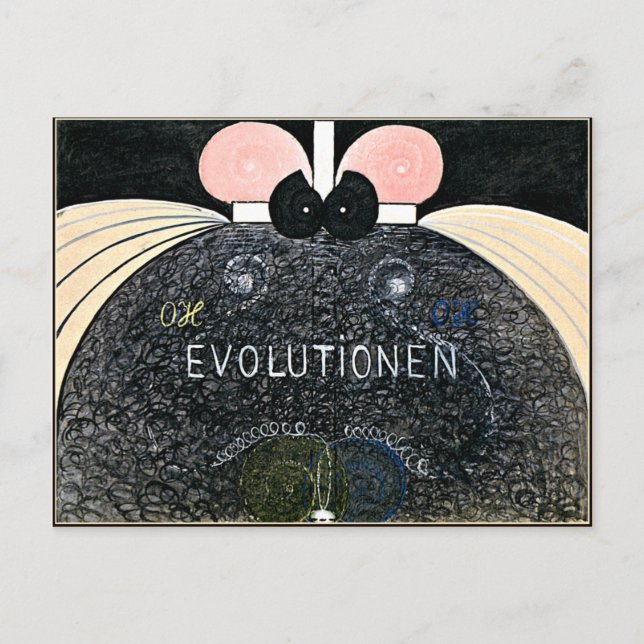 Klint - Evolution, Nr. 07, Gruppe VI, abstrakte Ku Postkarte (Vorderseite)