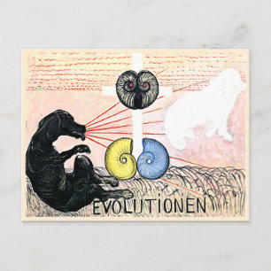 Klint - Evolution Nr. 5, Gruppe VI, abstrakte Kuns Postkarte