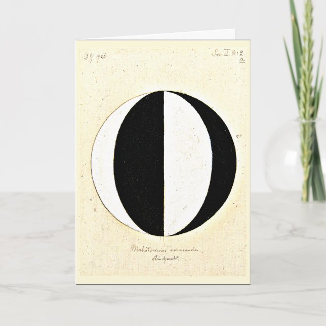 Klint - Nr. 2a Der aktuelle Stand von Mahatmas Karte (Vorderseite)