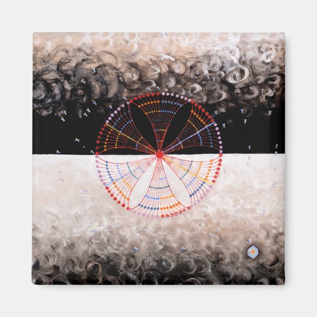 Klint - The Swan No. 10, berühmtes Bild Magnet (Vorne)