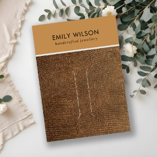 KLIP-ANZEIGE-KARTE FÜR STORNLEDERTEXTURE VISITENKARTE