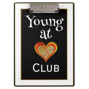 Klipboard des Young at Heart Clubs Klemmbrett
