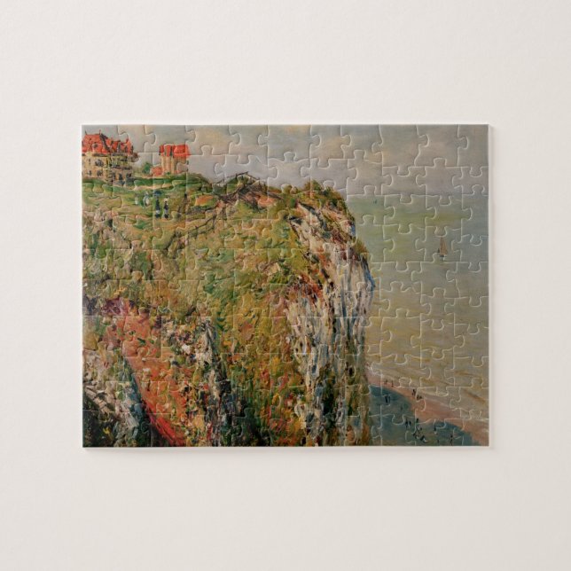 Klippe Claude Monets | bei Dieppe, 1882 Puzzle (Horizontal)