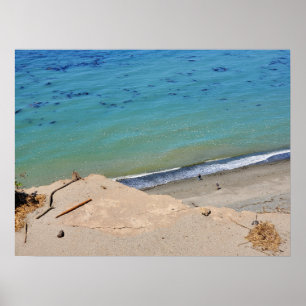Klippe über Beachcombers bei Dungeness Wilderness Poster