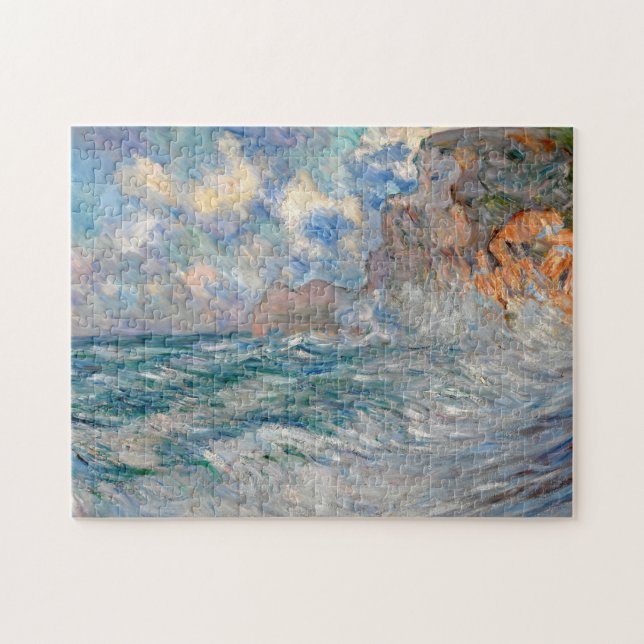Klippen bei Etretat | Lilla Cabot Perry Puzzle (Horizontal)