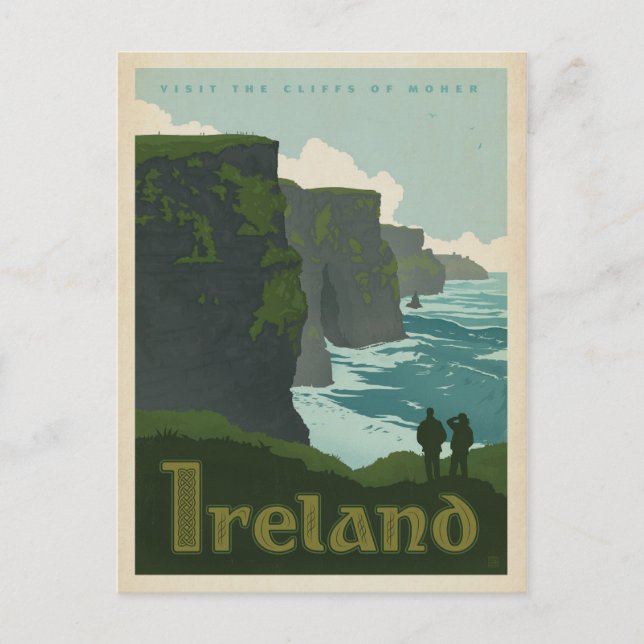 Klippen der Moher | Irland Postkarte (Vorderseite)