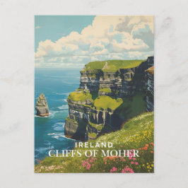 Klippen der Moher Postkarte