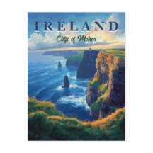 Klippen der Moher Vintage Reise