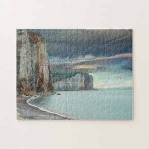 Klippen der Normandie Seascape  Puzzle