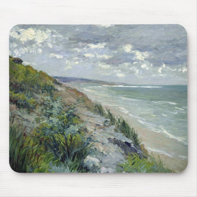 Klippen durch das Meer bei Trouville Mousepad (Vorne)