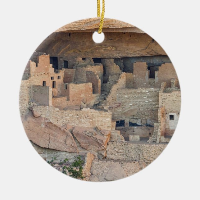 Klippen-Häuser Keramikornament (Vorne)