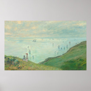 Klippen in Pourville - Claude Monet Kunst Poster