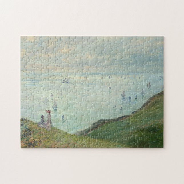 Klippen in Pourville | Claude Monet Puzzle (Horizontal)