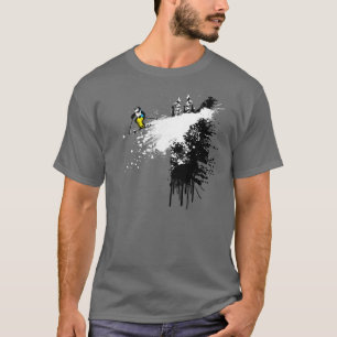 Klippen-Skifahrer T-Shirt