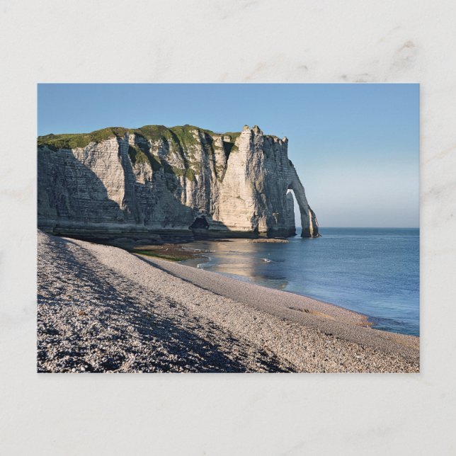 Klippen von Etretat in Frankreich Postkarte (Vorderseite)