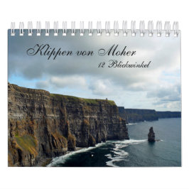 Klippen von Moher   12 Blickwinkel Kalender