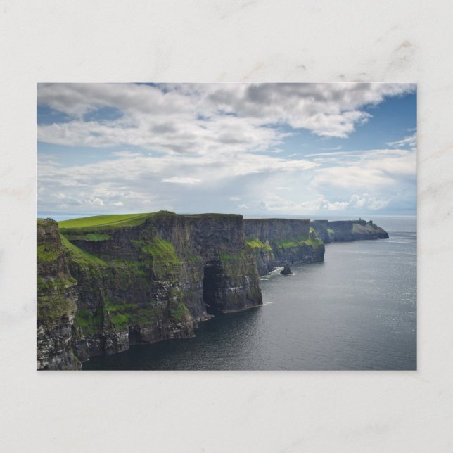 Klippen von Moher in Irland auf Postkarte (Vorderseite)