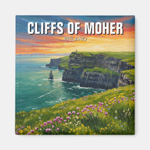 Klippen von Moher Ireland Travel Magnet