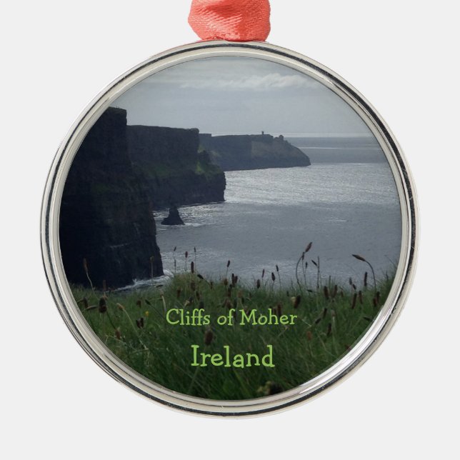 Klippen von Moher Irland - irische Ornament Aus Metall (Vorne)