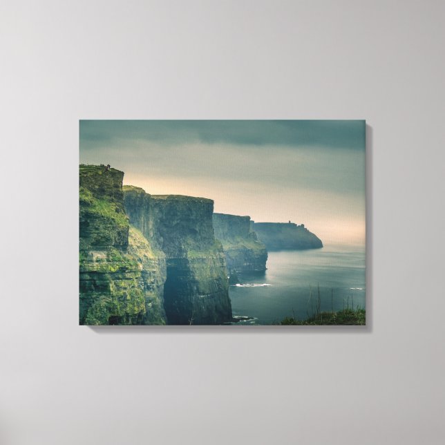Klippen von Moher, Irland Leinwanddruck (Vorderseite)