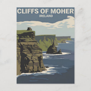 Klippen von Moher, Irland Postkarte