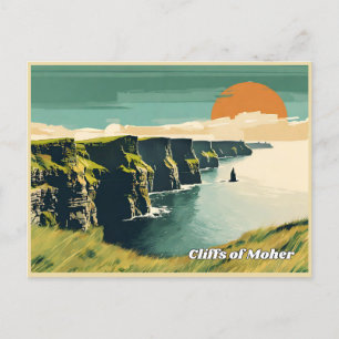 Klippen von Moher, Irland Postkarte