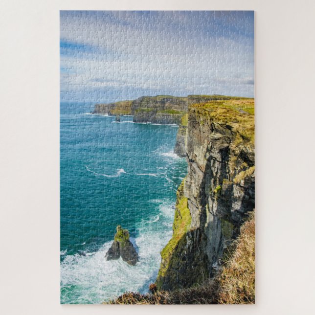 Klippen von Moher, Irland Puzzle (Vertikal)