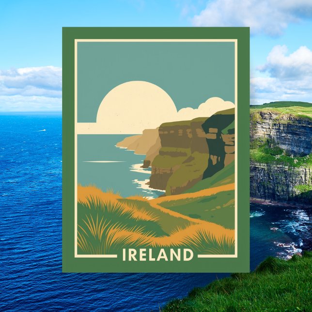Klippen von Moher Landschaftlich Ireland Travel Postkarte (Cliffs of Moher Scenic Ireland Travel Postcard
)