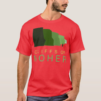 Klippen von Moher Modern Irish Ireland T-Shirt