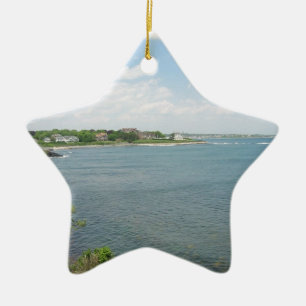 Klippen-Weg Newport Rhode Island Keramik Ornament