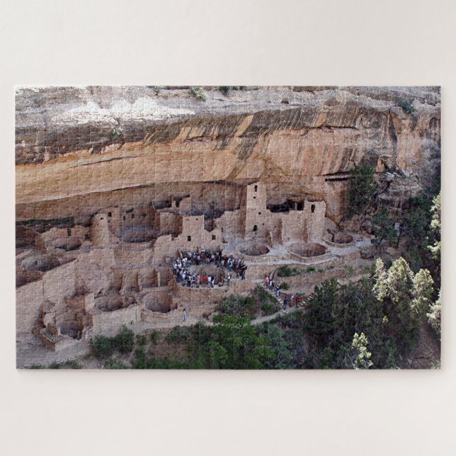 Klippenwohnungen Mesa Verde, Colorado Puzzle (Horizontal)