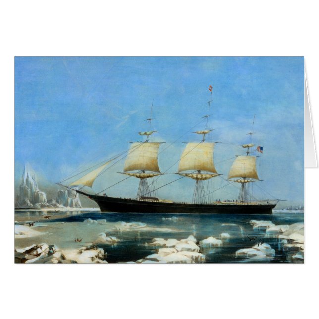 Klipper-Schiff Red Jacket 1854 (Vorderseite (Horizontal))