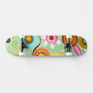 klischee alter 70er Jahre Vintage Skateboard Surf