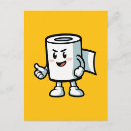 Klo-Rolle Postkarte