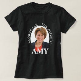 Klobuchar für POTUS mit Porträt T-Shirt