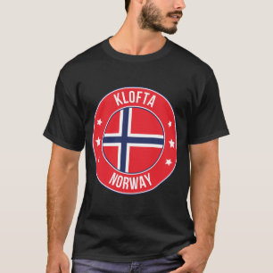 Klofta, Norwegen Stadt T-Shirt