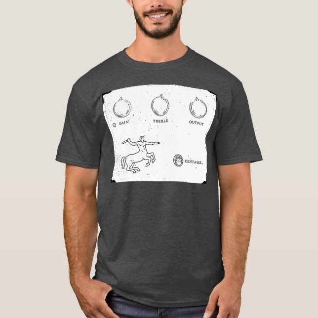 Klon Centaur Guitar Pedal T-Shirt (Vorderseite)