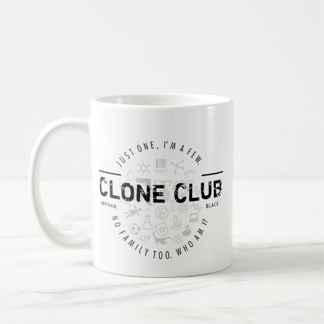 Klon-Verein-Logo Kaffeetasse (Links)