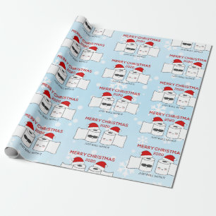 Klopapier-Verpackungspapier 'Einfach Mitmachen' Geschenkpapier