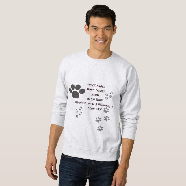 Klopf klopf sweatshirt (Vorne ganz)